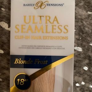 Clip-in Hair Extensions. 100% Real Human Hair. 18”